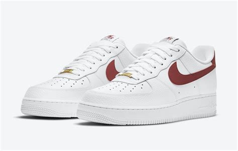 nike air force 1 team red